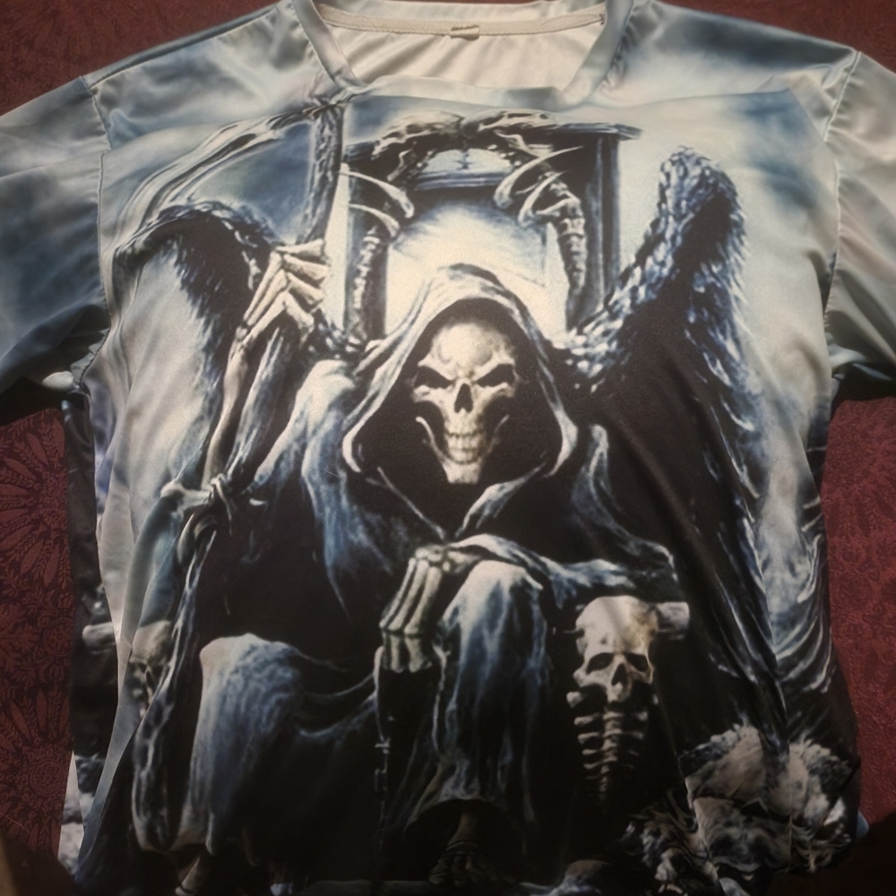 Men's 2XL Skull Design print t-shirt